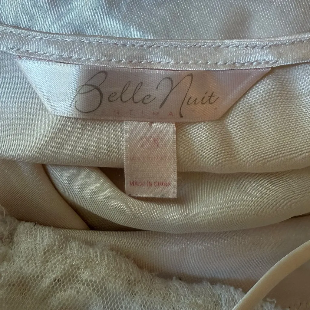 Belle Nuit Y2K Plus Pink Sheer Embroidered Floral Lace Lingerie Mini Slip Dress Size 2X - Image 4