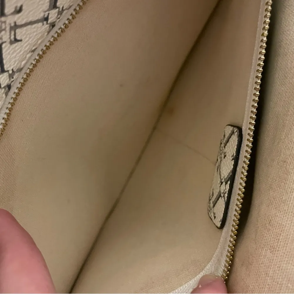 Ralph Lauren Collins Tote Bag Leather Ivory White - Image 4