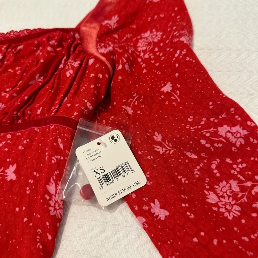 Floral mini dress off the shoulders bell sleeves boho casual indie date night - Image 4