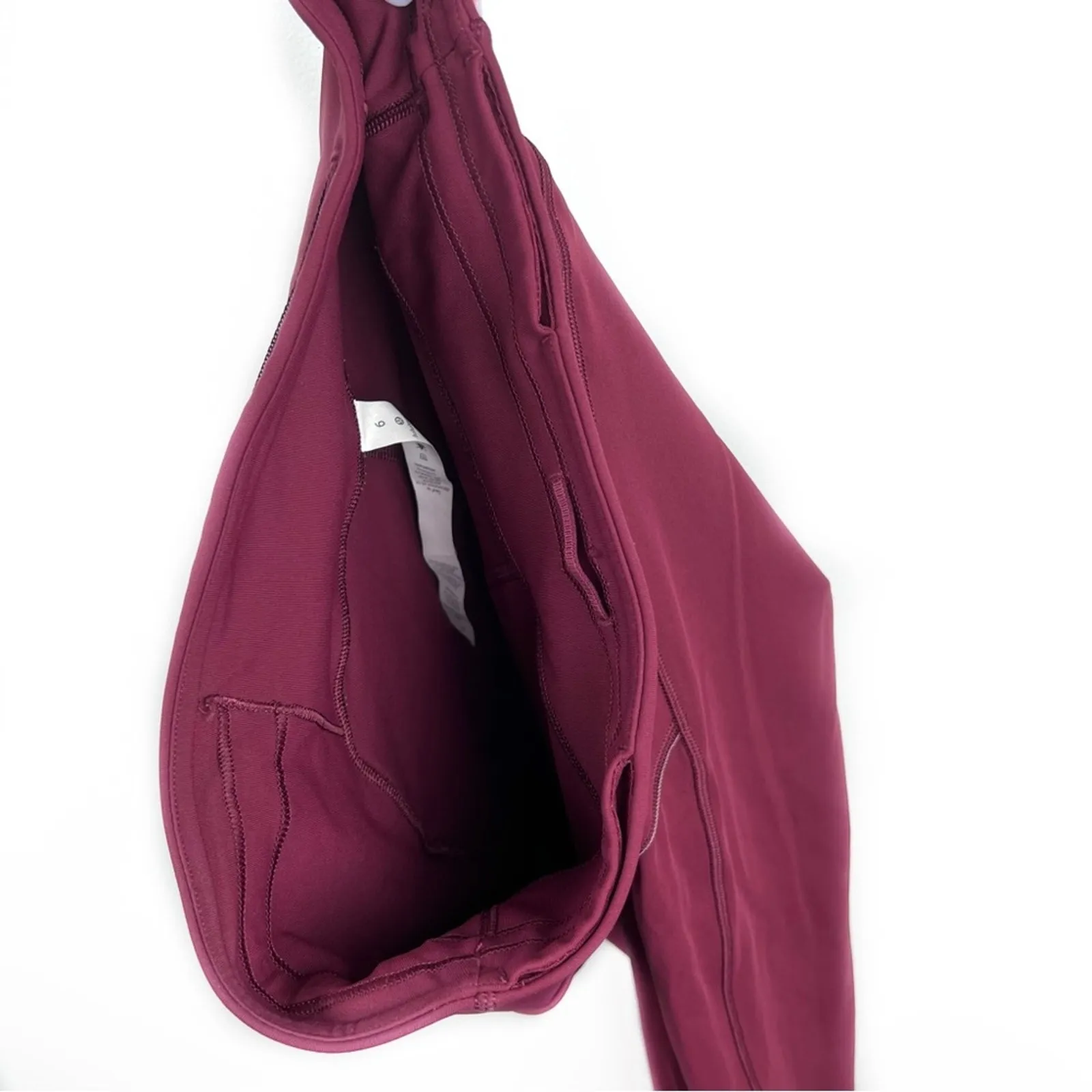 Lululemon Speed Up Crop Leggings 6 Ruby Wine W6AL7S - Image 6
