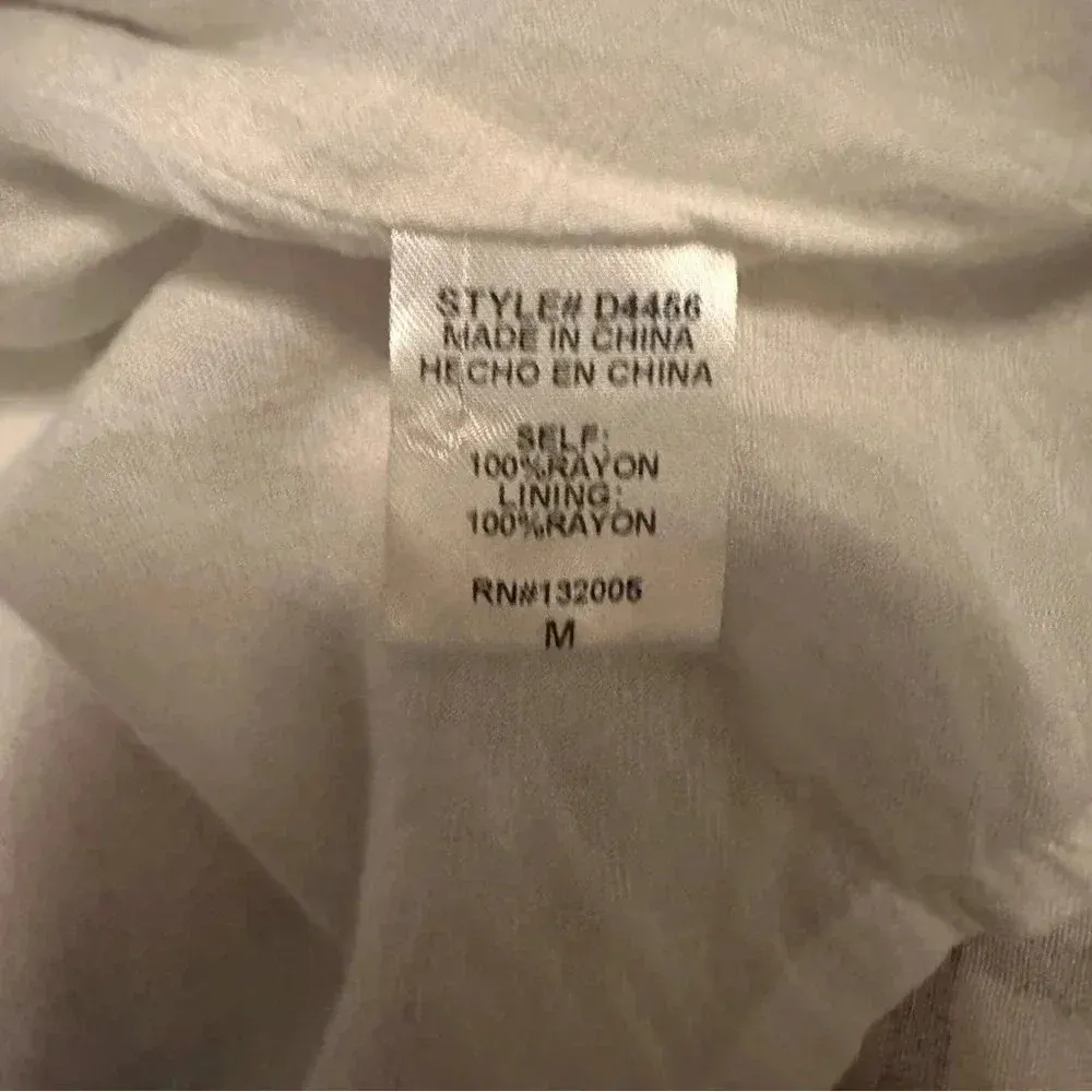 Entro  pink blue plaid button up dress size M - Image 5