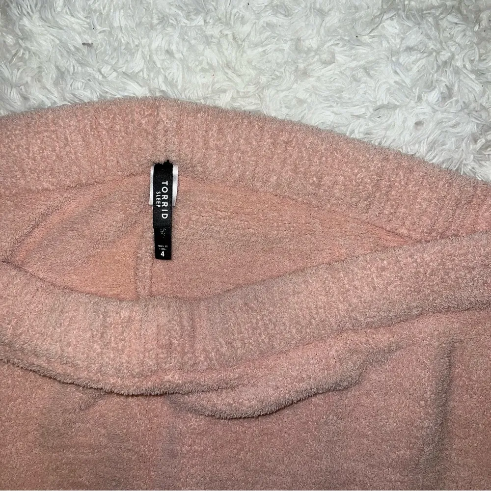 Torrid Teddy Crop Lounge Jogger / Sleep Pants Size 4 - Image 3