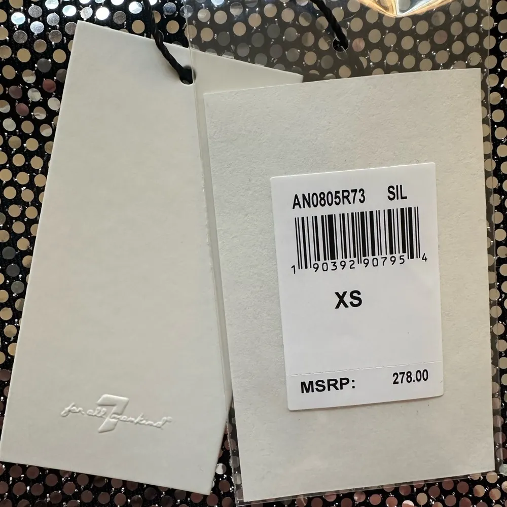 7 For All Mankind Long Sleeve Sequin Dress - NWT - Image 6