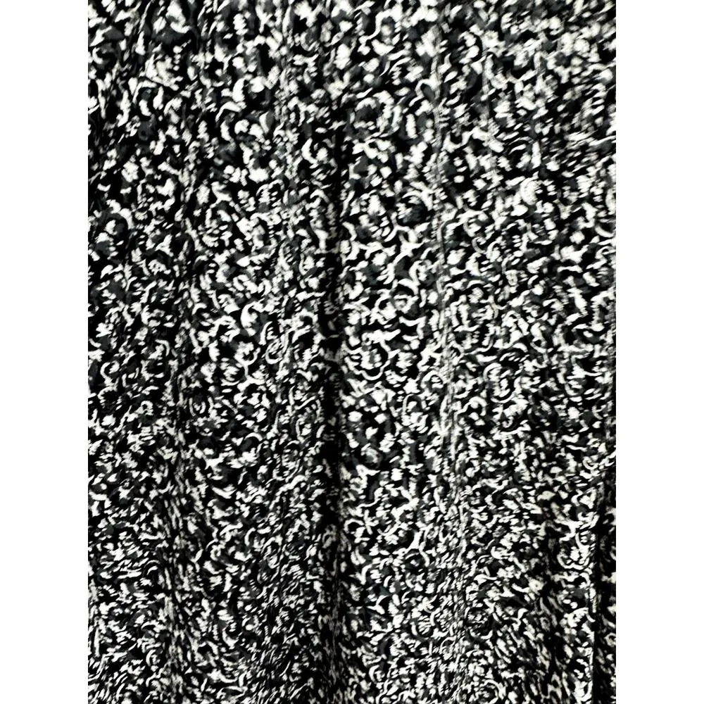 CJ Banks Pants Women 1X Black White Geometric Print Pull - Image 3