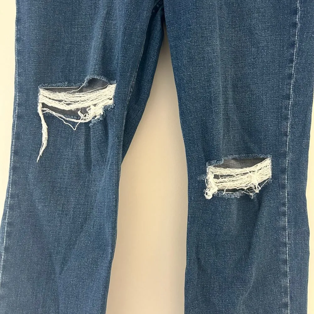 Abercrombie & Fitch Ankle Straight Ultra High Rise Jeans Sz 31 - Image 5