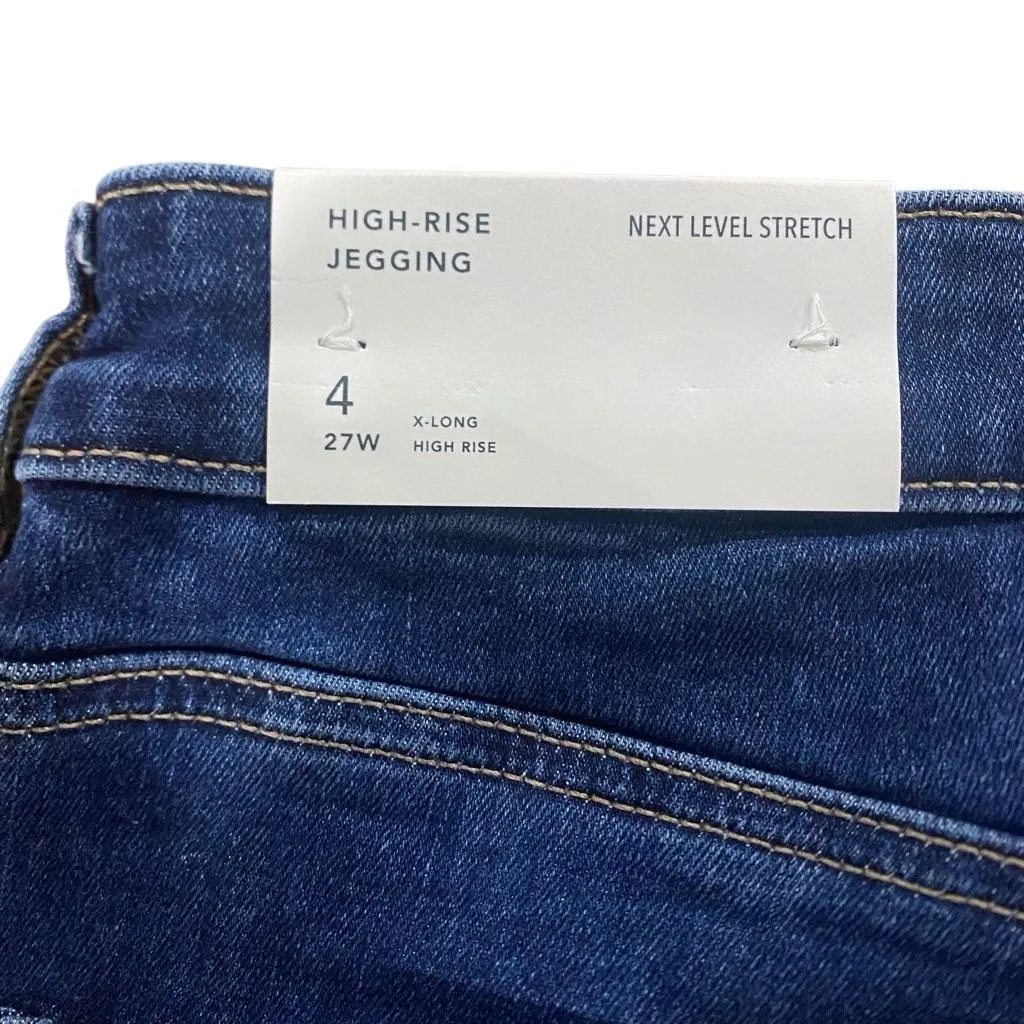 American Eagle Outfitters NWT size 4 26W extra long high rise next level stretch - Image 3