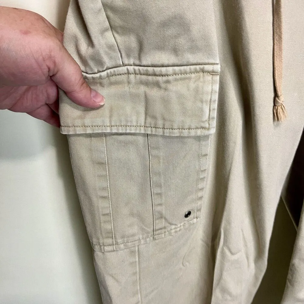 Nike ACG Deep Creek Pant Womens 10 Khaki Cargo Pants Cotton Casual Convertible - Image 3