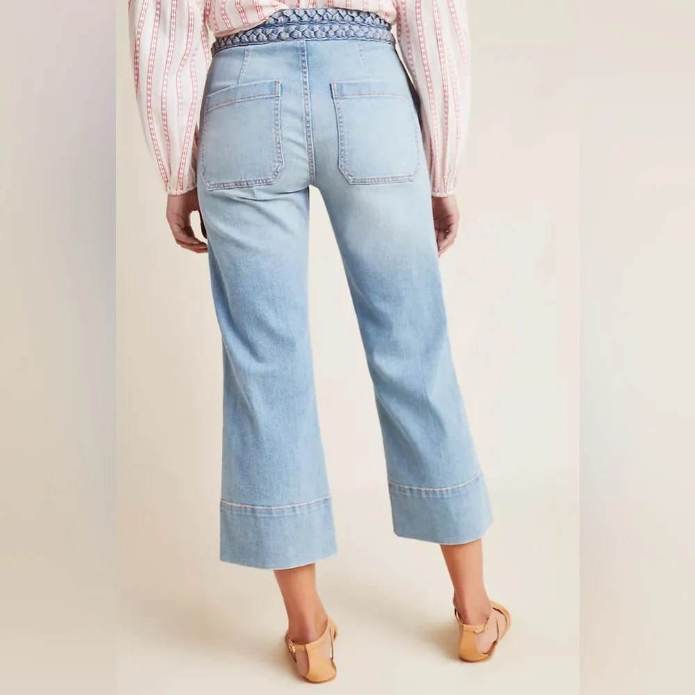 Current/Elliott the braided high waist cropped Size 25 NWT - Image 5