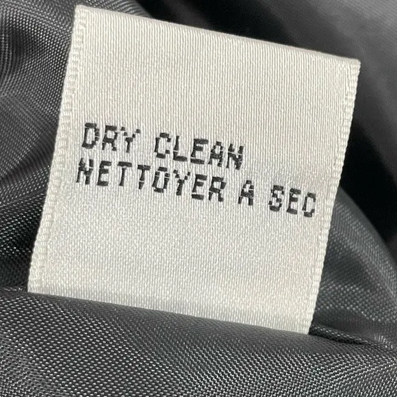 Talbots Black‎ Silk Wool Blend Jacket Blazer Size 8 Button Up Front - Image 6