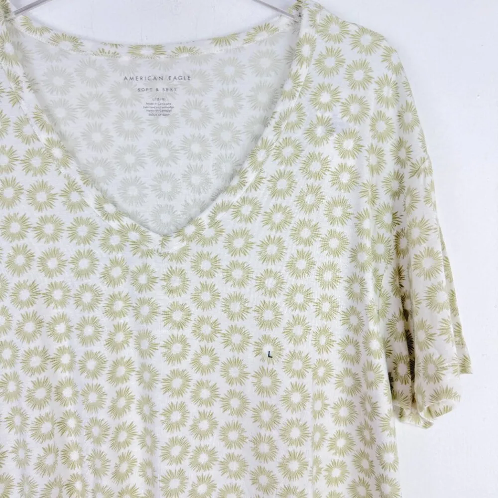 NWT  Soft & Sexy Printed Short Sleeve T-Shirt Size Large L NEW - Image 4