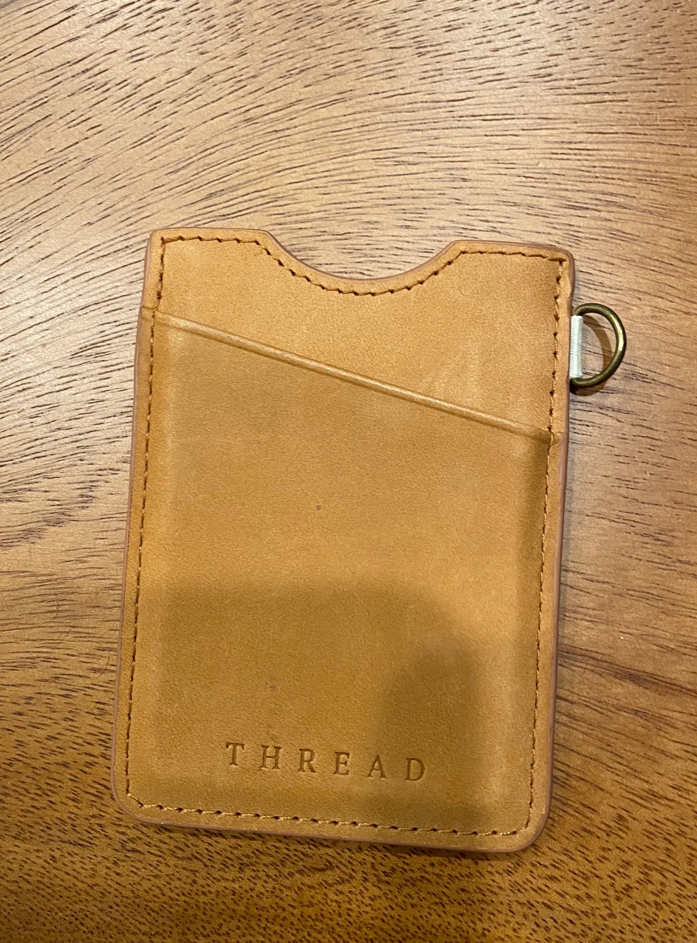 Thread Wallets Thread Yellow Floral Card Holder - Image 2