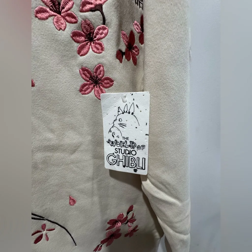 Studio Ghibli The Tale Of The Princess Kaguya Cherry Blossom Sweatshirt - Image 8