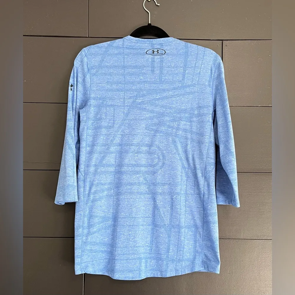 UNDER ARMOUR Threadborne Heat Gear Women’s M Fitted 3/4 Sleeve Shirt. EUC - Image 3