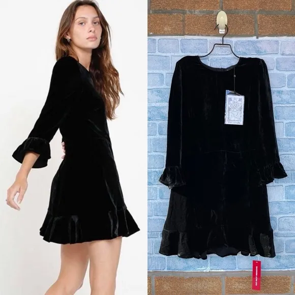 realisation par the mary jane crushed velvet dress size medium NWT - Image 2