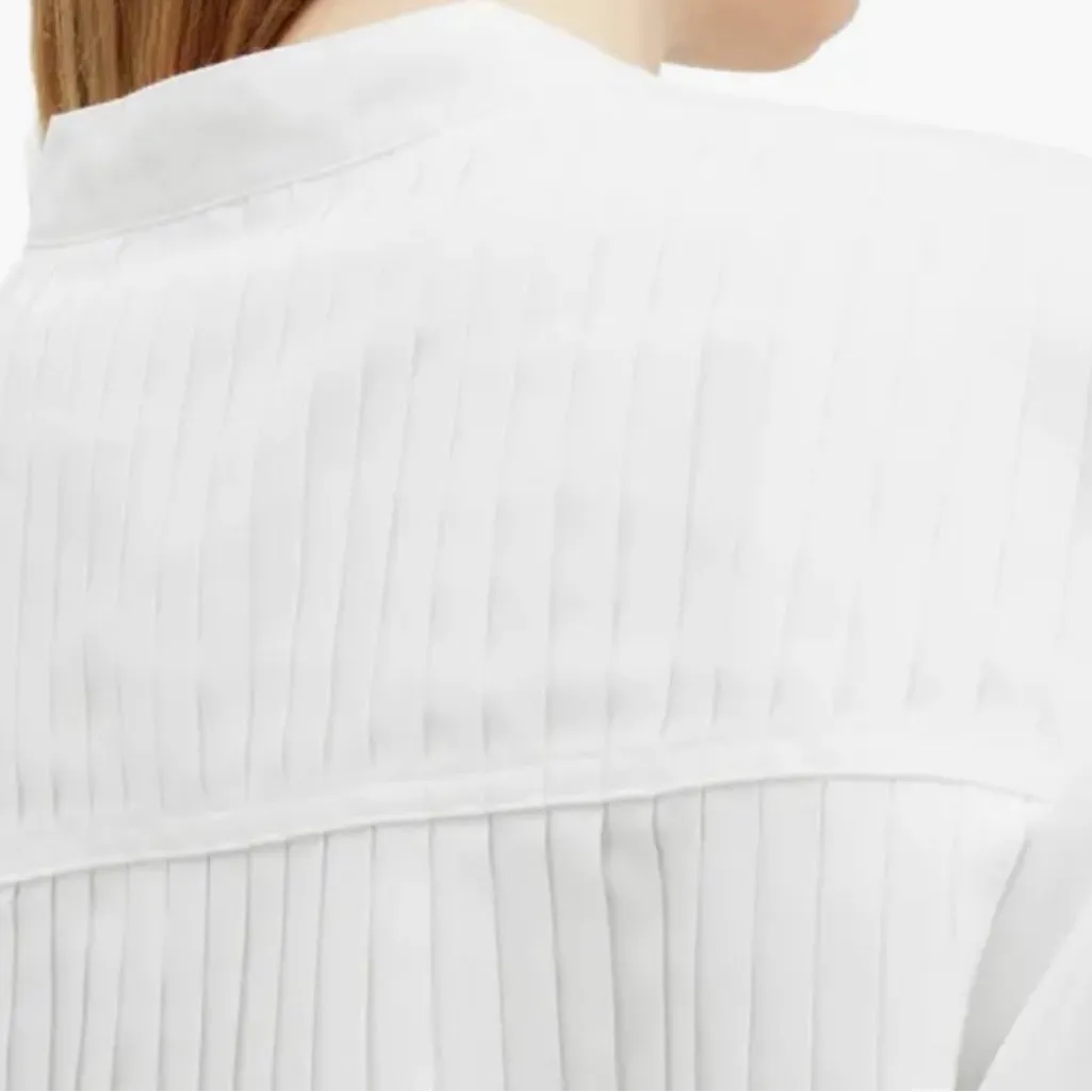 New! All Saints Percy Pleated Relaxed Fit Shirt White‎ 
Sz 2 $229 - Image 5