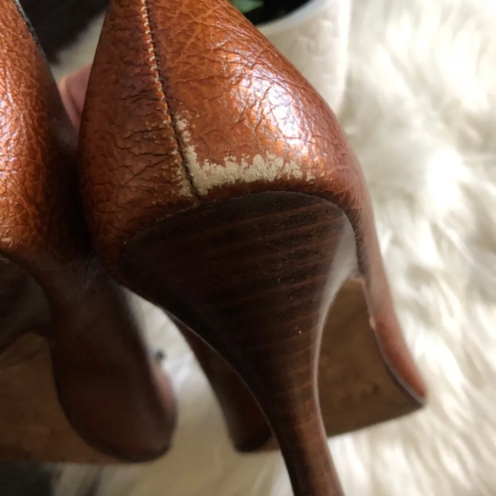 Joan & David  peep toe pumps - Image 7