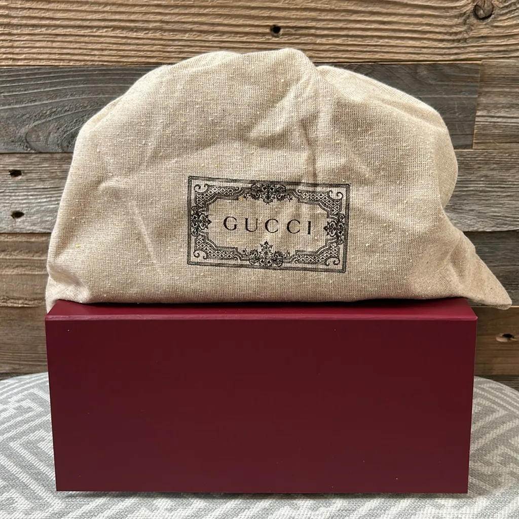 Gucci GG Marmont Mini Shoulder Bag Dusty Pink Gold Hardware # 448065DTD1T5729 - Image 12