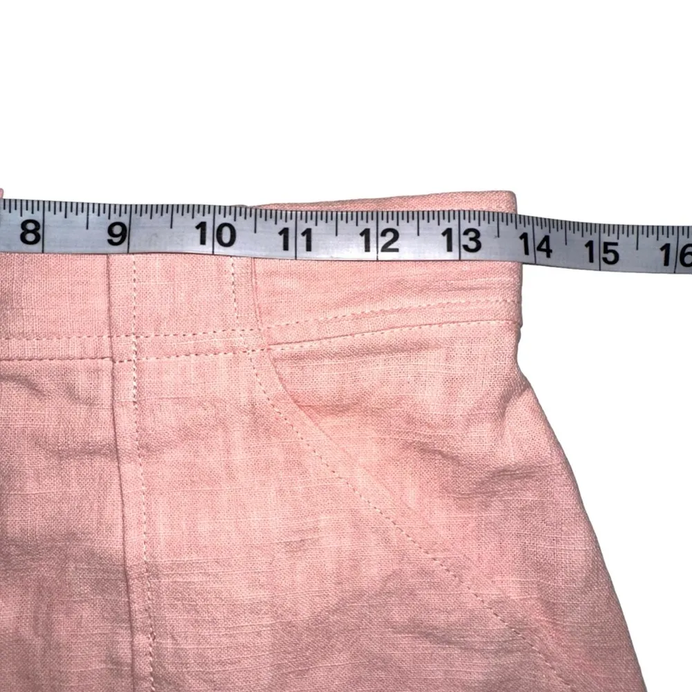 NWT Bec + Bridge Bonnie Pink Ramie Cotton Blend Mini Skirt in Peony US 4 - Image 7