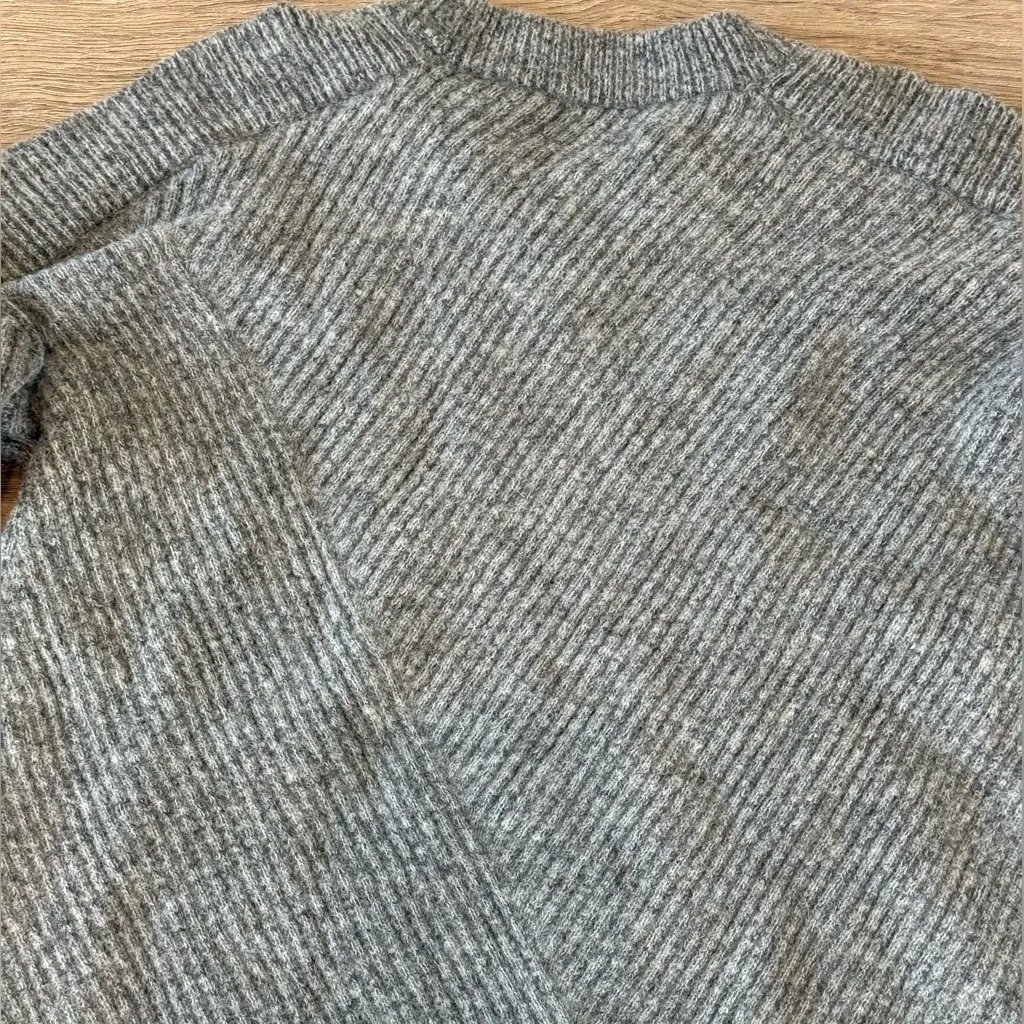 All Saints Terra Open Shoulder Wool Sweater - Image 5