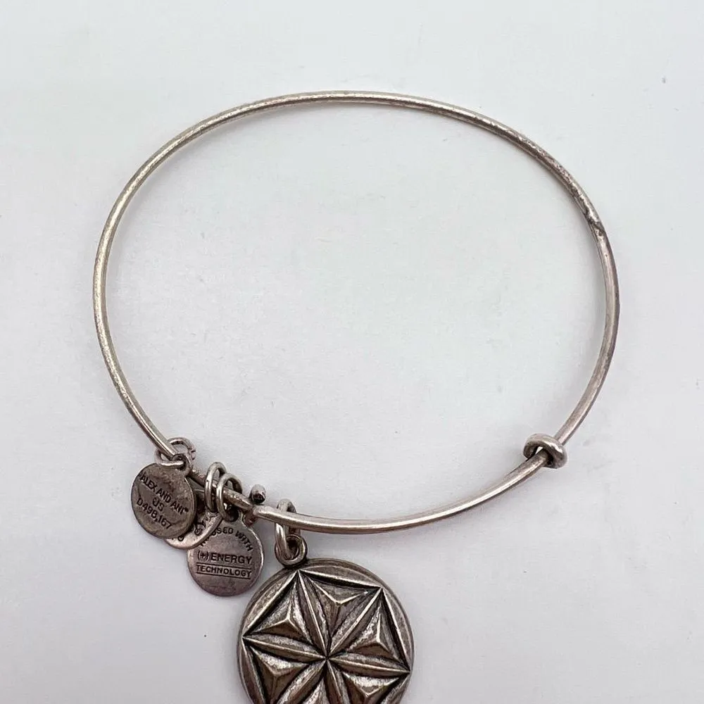 ‎Alex and Ani Aphrodite’s Flower Charm Bracelet - Image 3