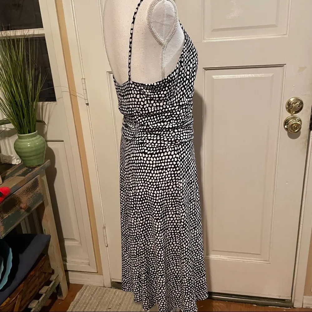 Scarlett Spaghetti Strap Black and White Dress - Image 6