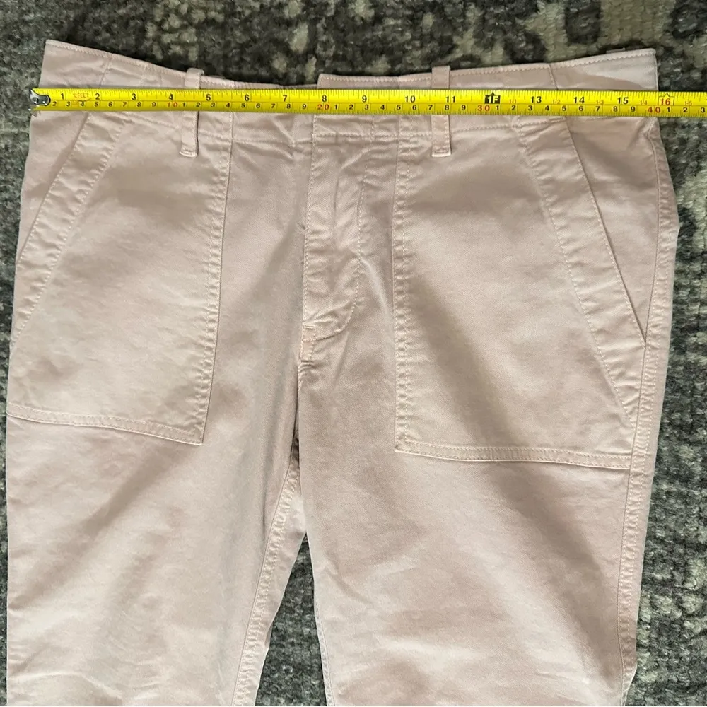 Nili Lotan Women’s Size 4 Blush Pink Cotton Chino Jenna Cropped Pants - Image 8