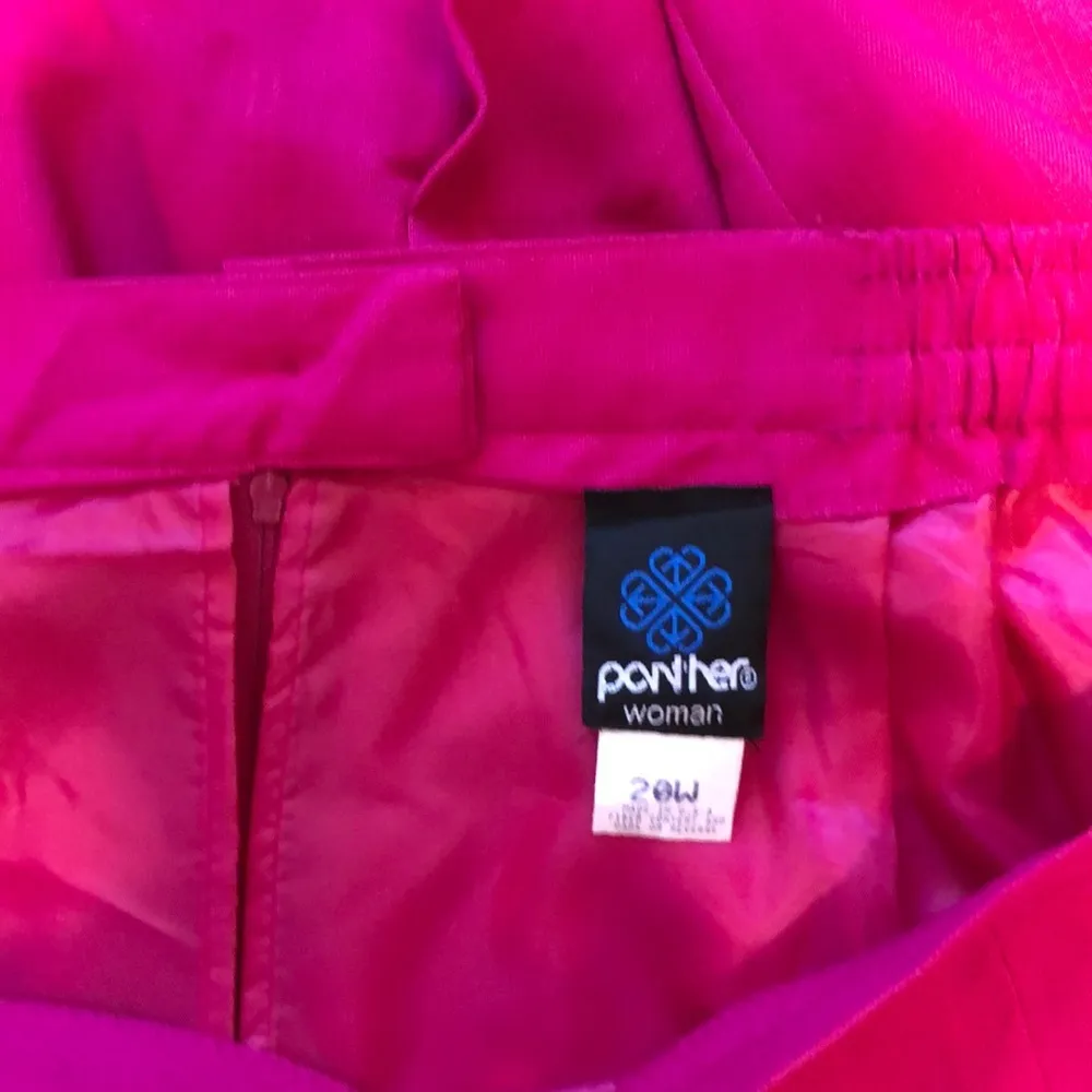 NWT Vintage Panther Woman Hot Pink Skirt 20W Size undefined - Image 5