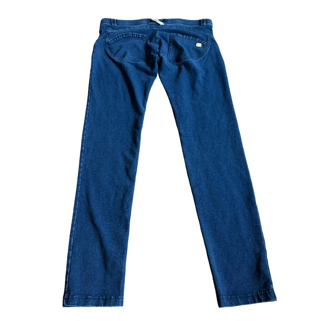 Freddy WrUp Dark Wash Skinny Lifting Jeans Stretch Comfort Italy Size 6 Women's Blue - Image 6
