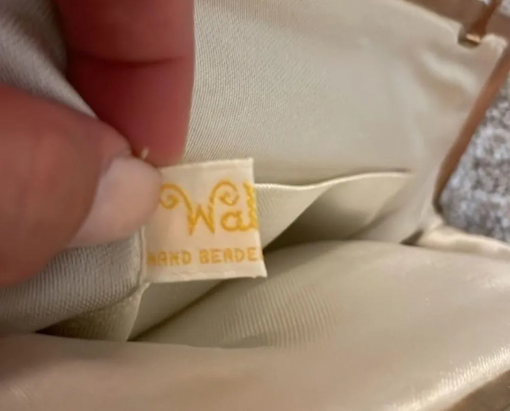 Vintage Walborg Floral Tapestry Hand Purse - Image 7