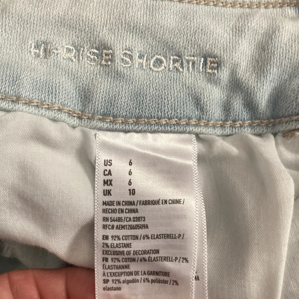 GUC AMERICAN EAGLE Shorts Women’s Size 6 AEO Denim Shorts AE Hi Rise Shortie - Image 10