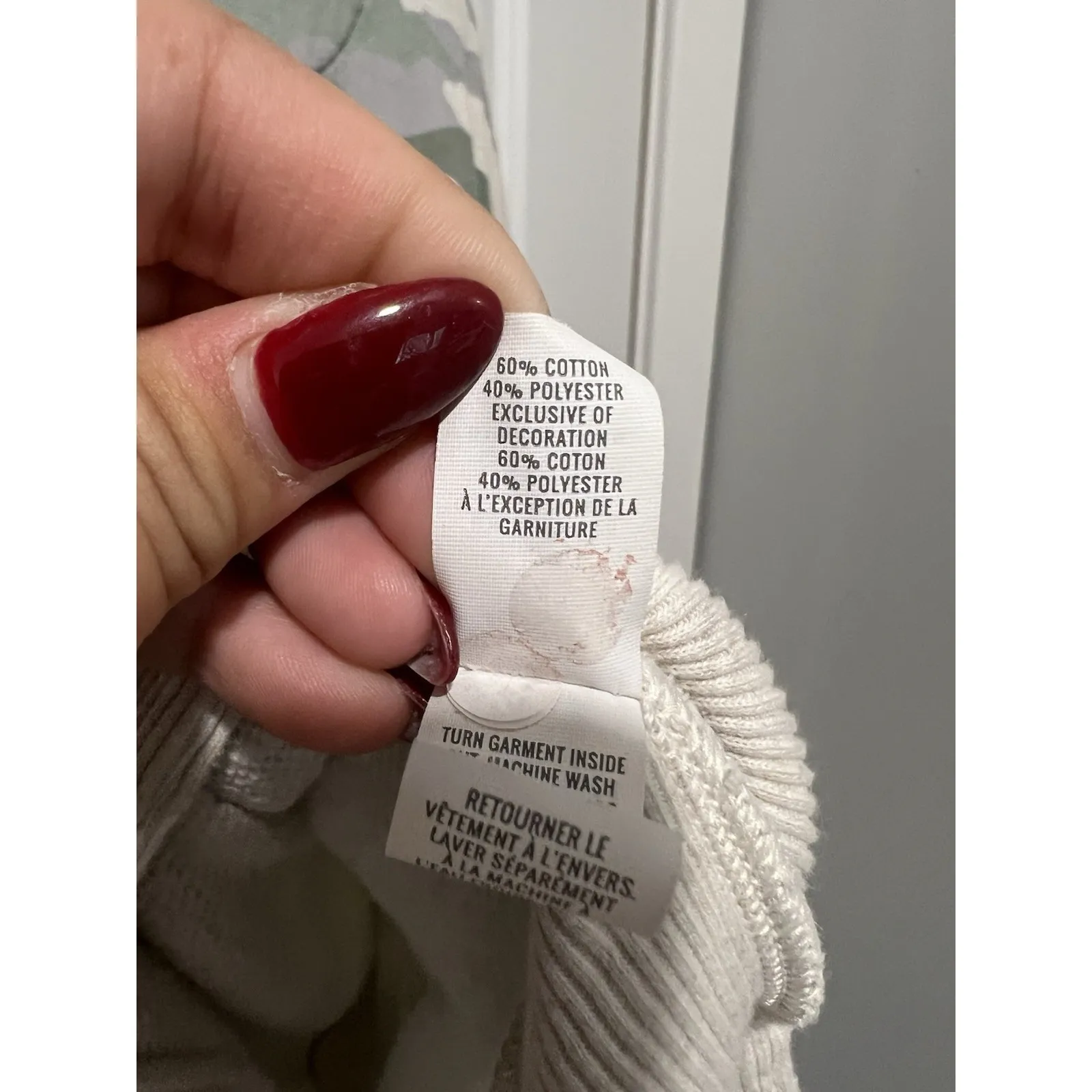 Aerie Good Vibes Oversized Green Camo Side Slit Sweatshirt Women's Small - Image 6