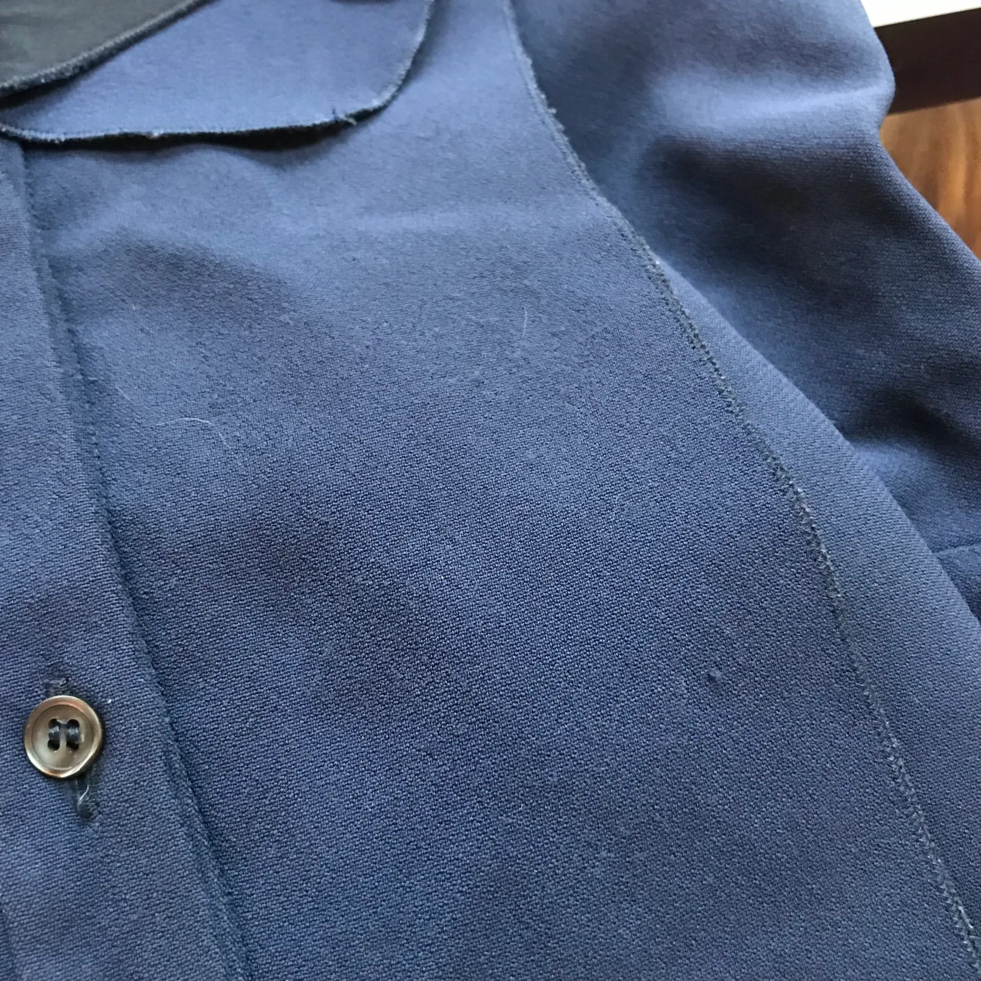 AMAZING NAVY BLUE AUTHENTIC  LONG SLEEVE MINI DRESS - Image 7