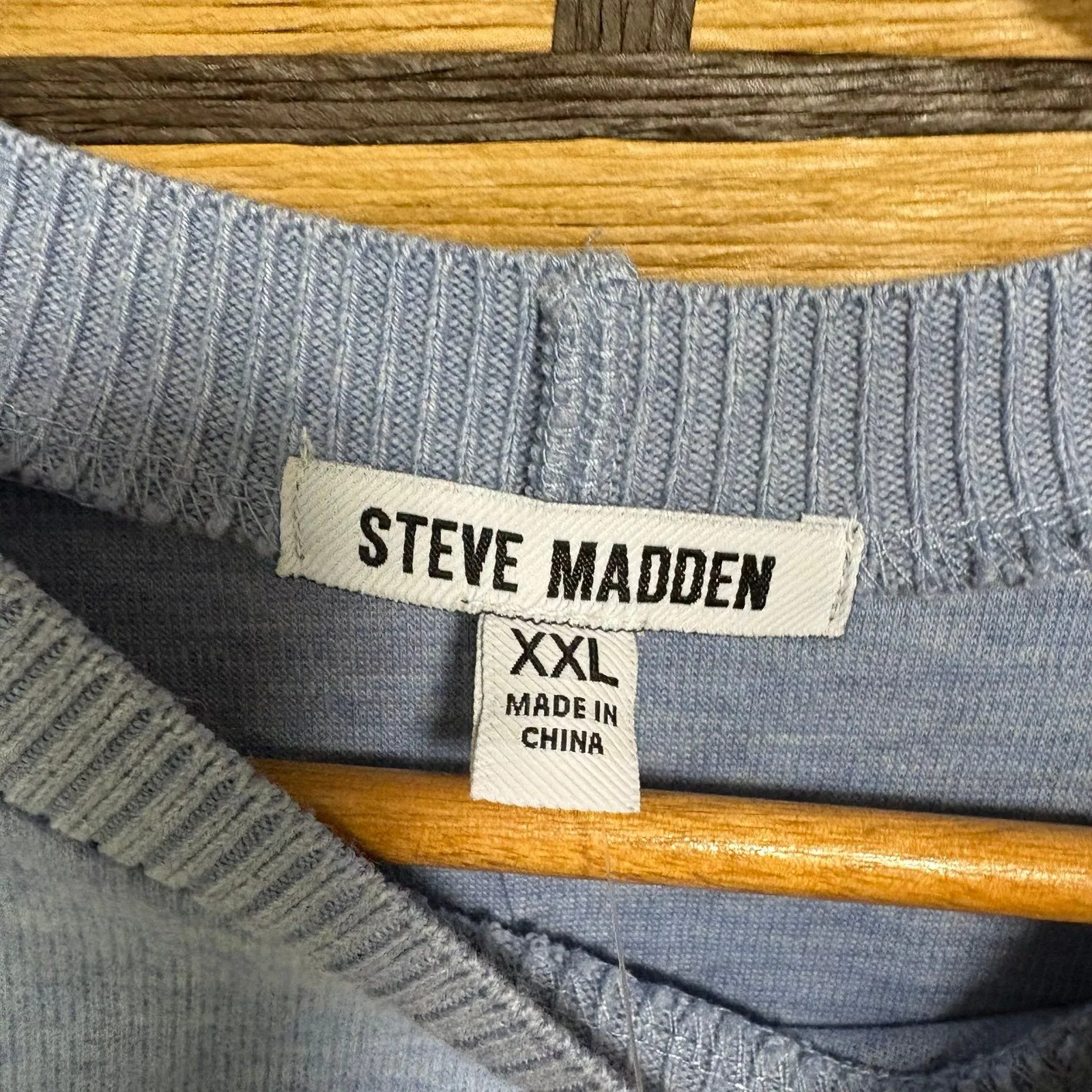 Steve Madden Pale Blue Sweater Dress Size‎ XXL - Image 7