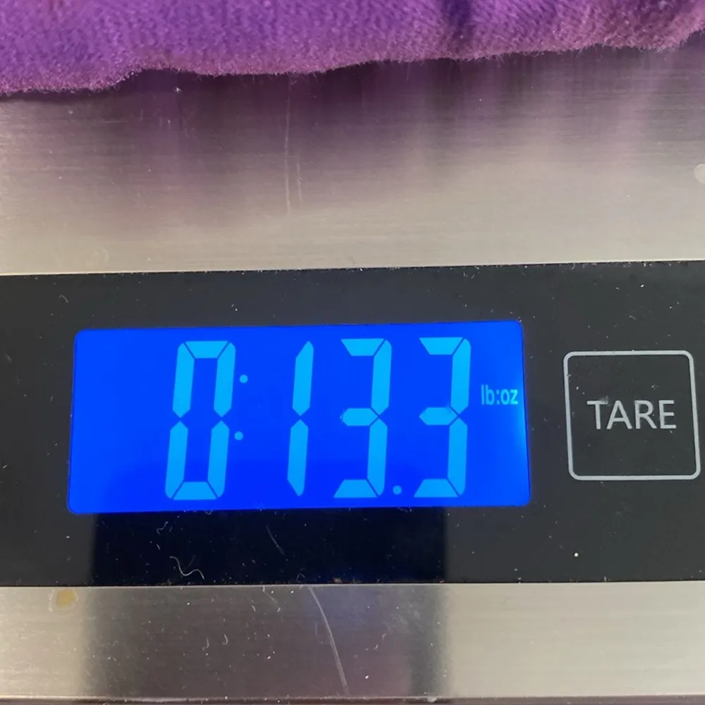 ~ HIGH-WAIST TROUSERS WITH BEADED EMBROIDERY DARK PURPLE Small - Image 11