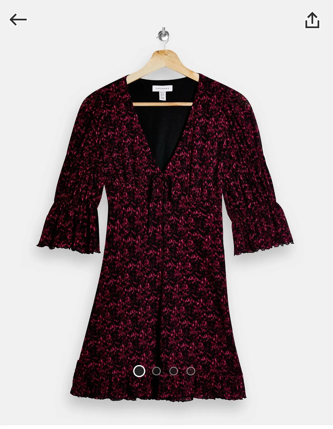 Tie Front Dress - Image 4