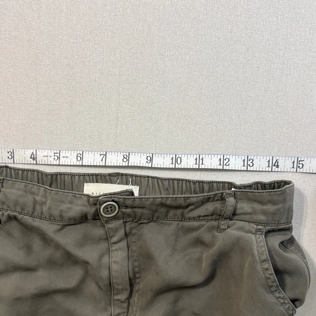 Stylish Women's Cargo Jeans in Green Size M - Image 5