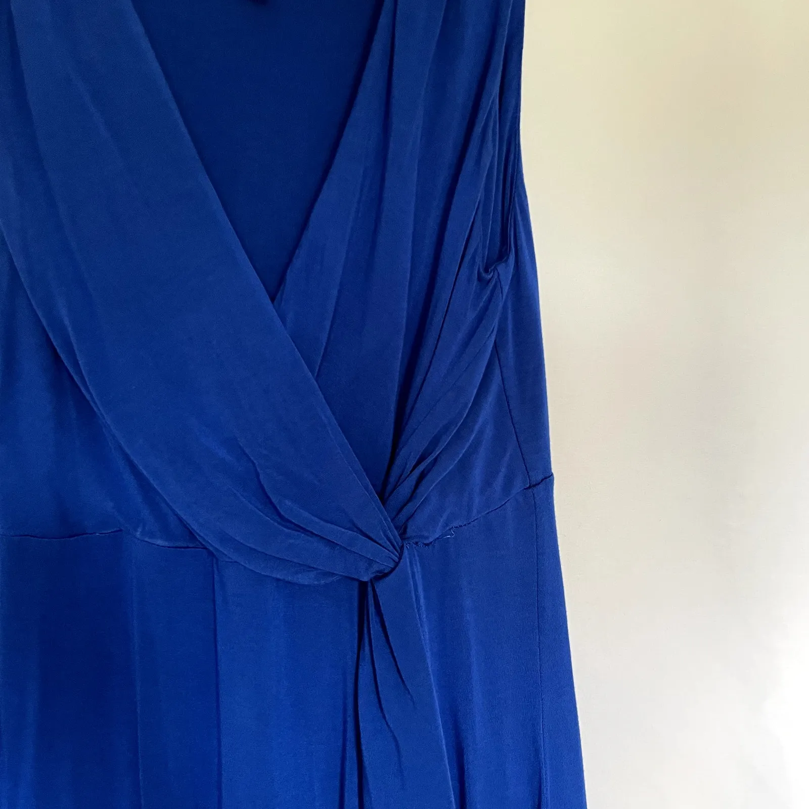 Soma soft royal blue dress deep v - Image 2