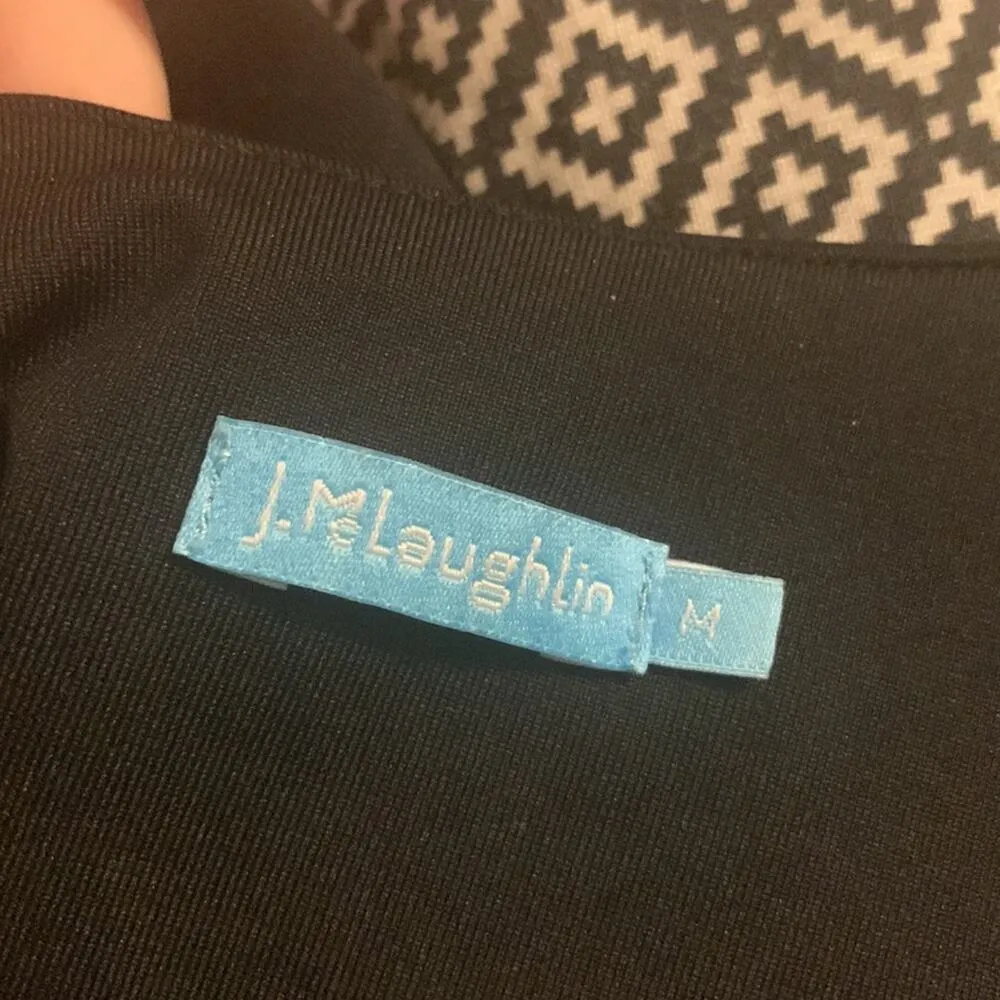 J. McLaughlin Catalina cloth top linen skirt printed dress sz m - Image 6