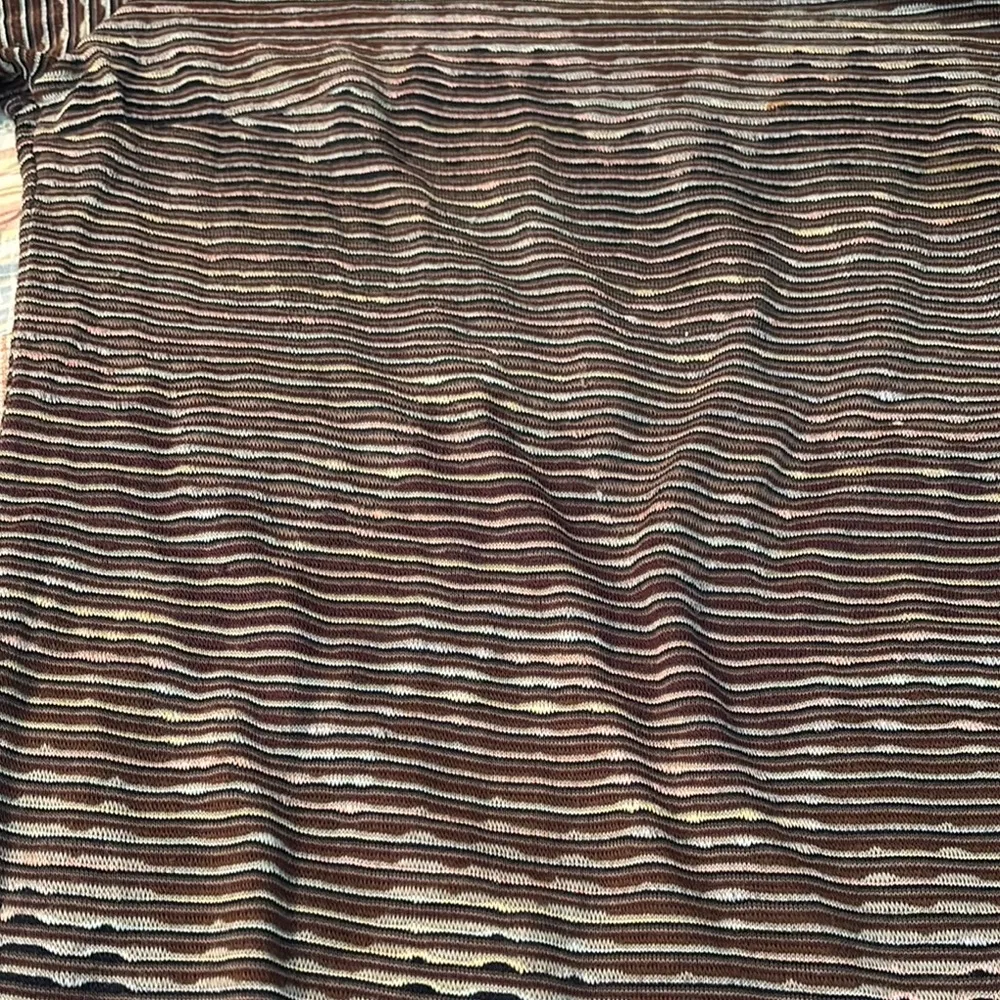 Missoni Brown and White Long Sleeve Tee - Image 4