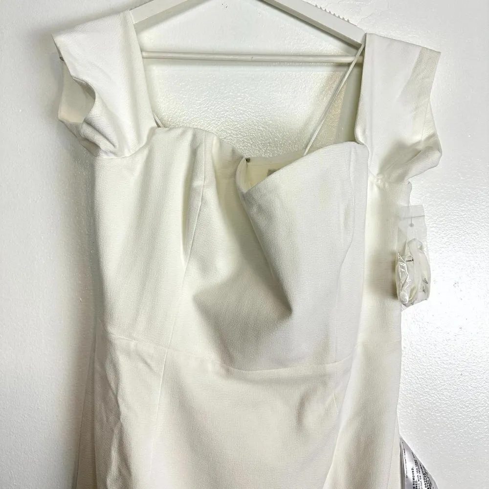 DRESS THE POPULATION Bailey Off the Shoulder Body-Con Dress Off White XX-Large - Image 5