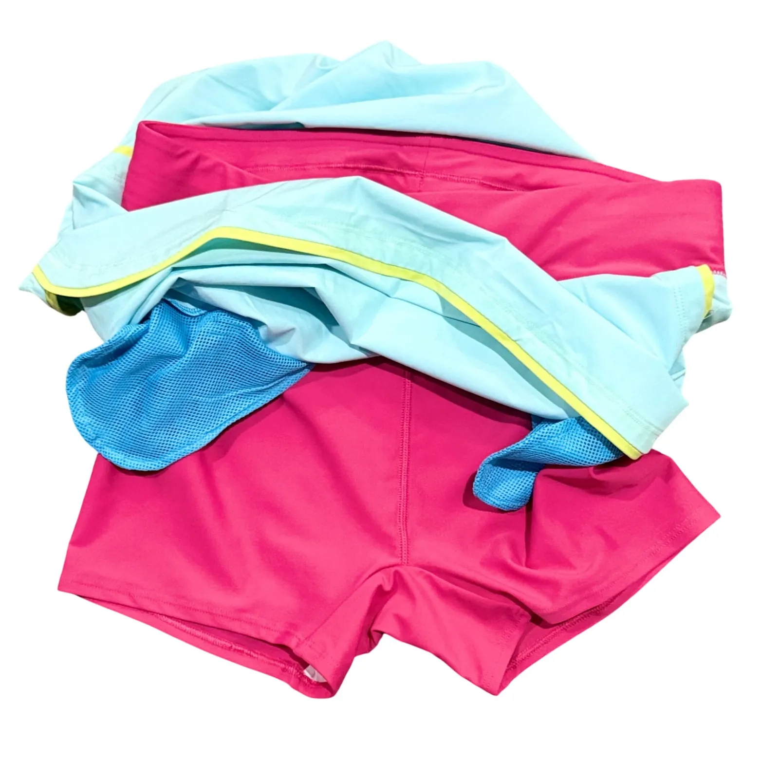 Lands' End Women's Quick Dry Elastic Waist Board Skort Swim Skirt Aqua Sz 6 NEW - Image 5