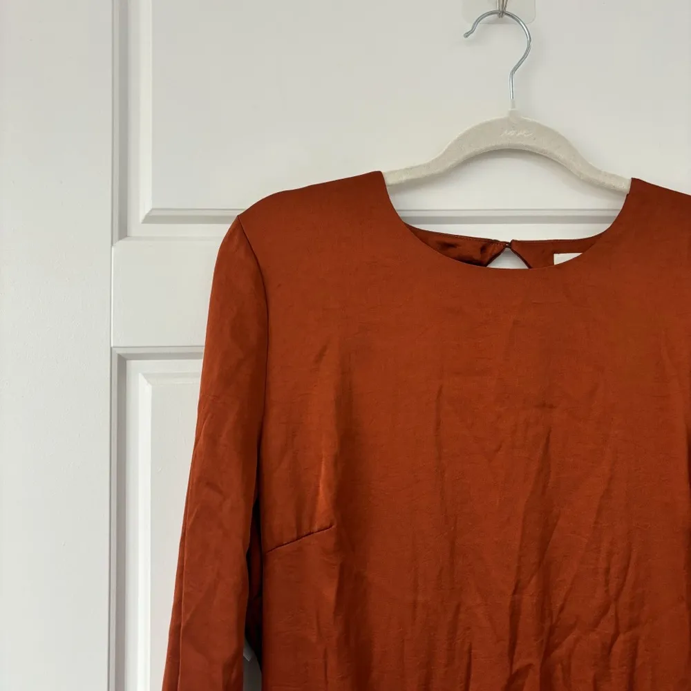 NEW Wilfred Aritzia Evora Dress Rustwood - Image 12