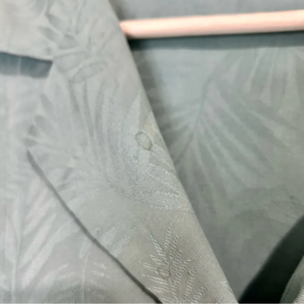 Nomadic Traders Women’s Vintage Patterned Blazer Skirt Set Blue Size Large FLAW - Image 3