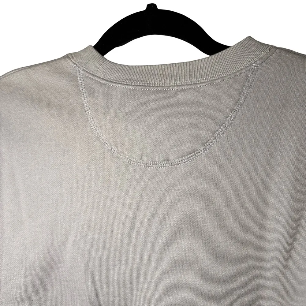 Girlfriend Collective 50/50 Long Sleeve Cropped
Pull Over Sweatshirt Gray Sz S - Image 6