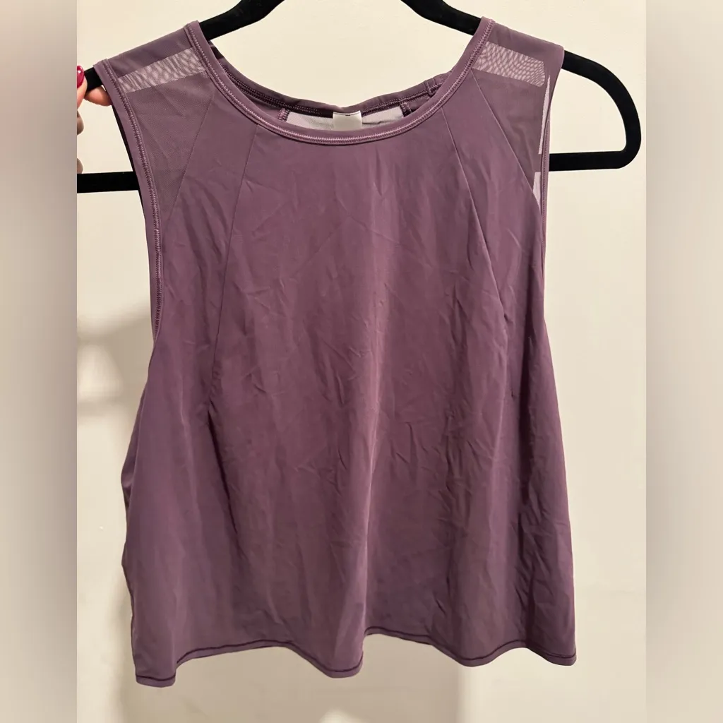 LULULEMON - Sculpt Crop Tank - Grape Thistle - $58 - Size 10 - Image 2