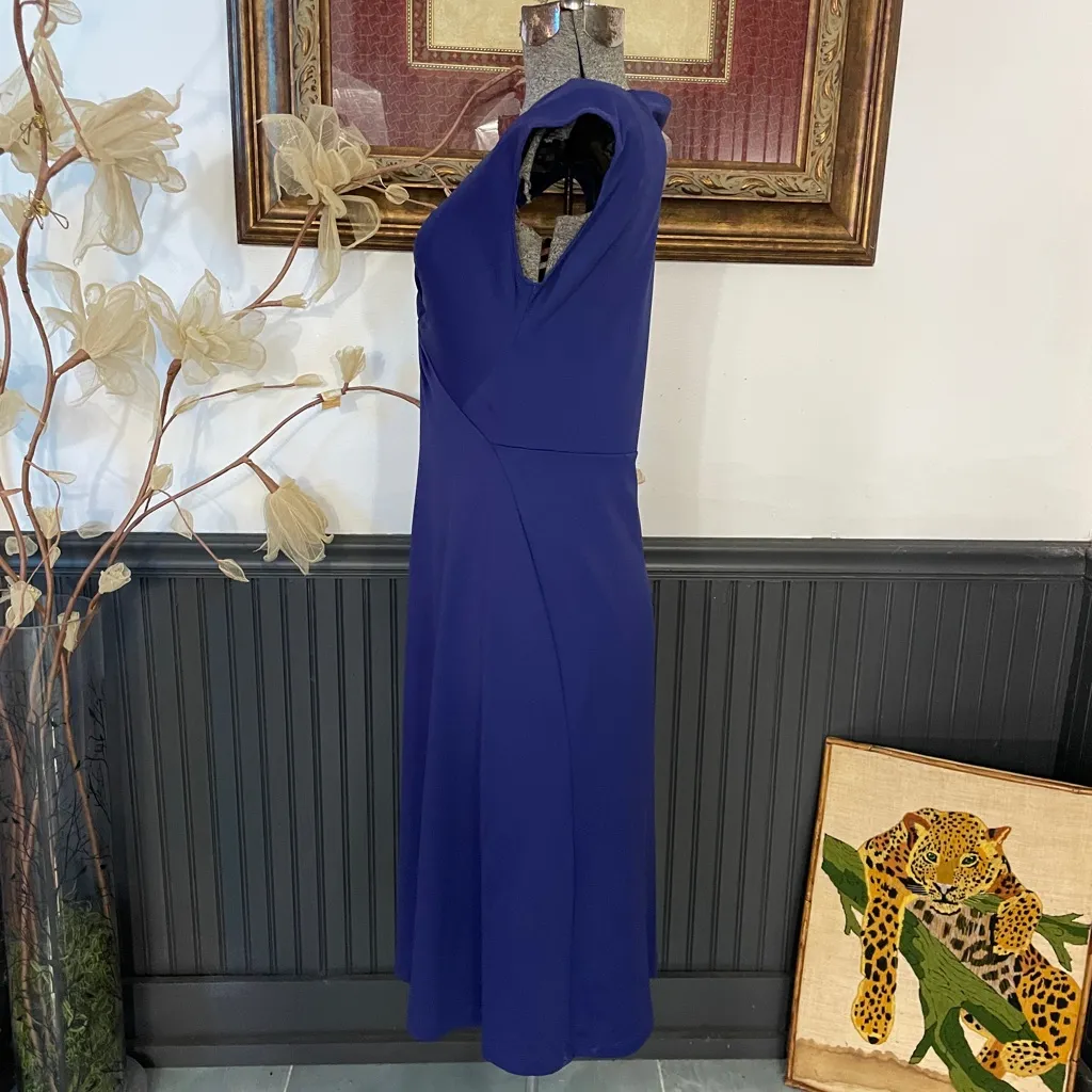 Patagonia Bandha Dress Cap Sleeve Twist Bodice Royal Blue Gorpcore - Sz M 💚🎀 - Image 5