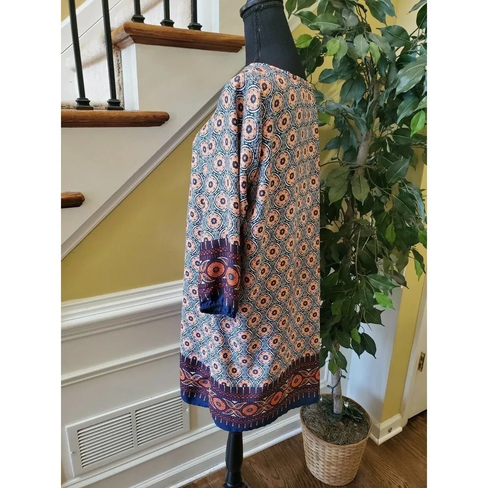 BeBop XL Mini Shift Dress Geometric Print Pullover - Image 5