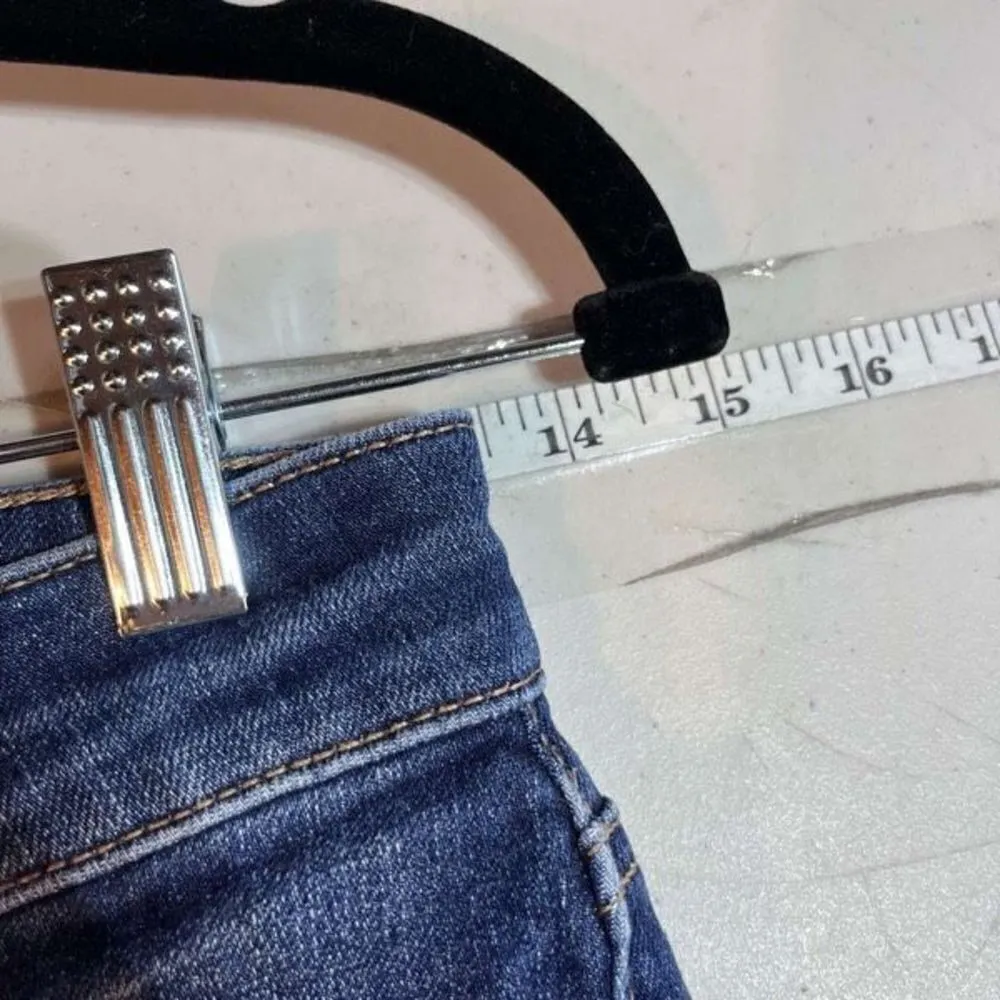 American Eagle Women's Distressed The Dream Jean High Rise Jeggings Blue‎ Size 0 - Image 7