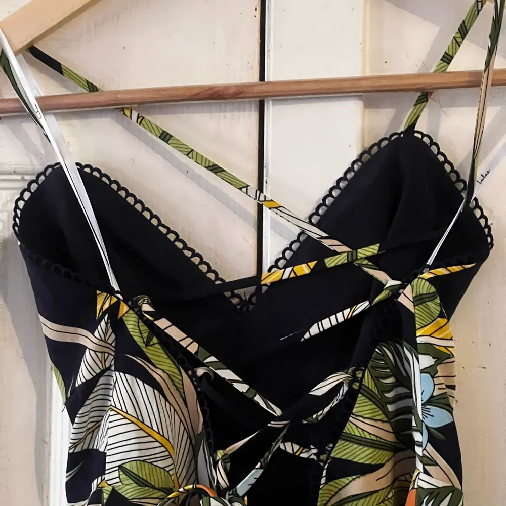 Lulus Tropical Affair Navy Blue Tropical Print Lace - Image 13