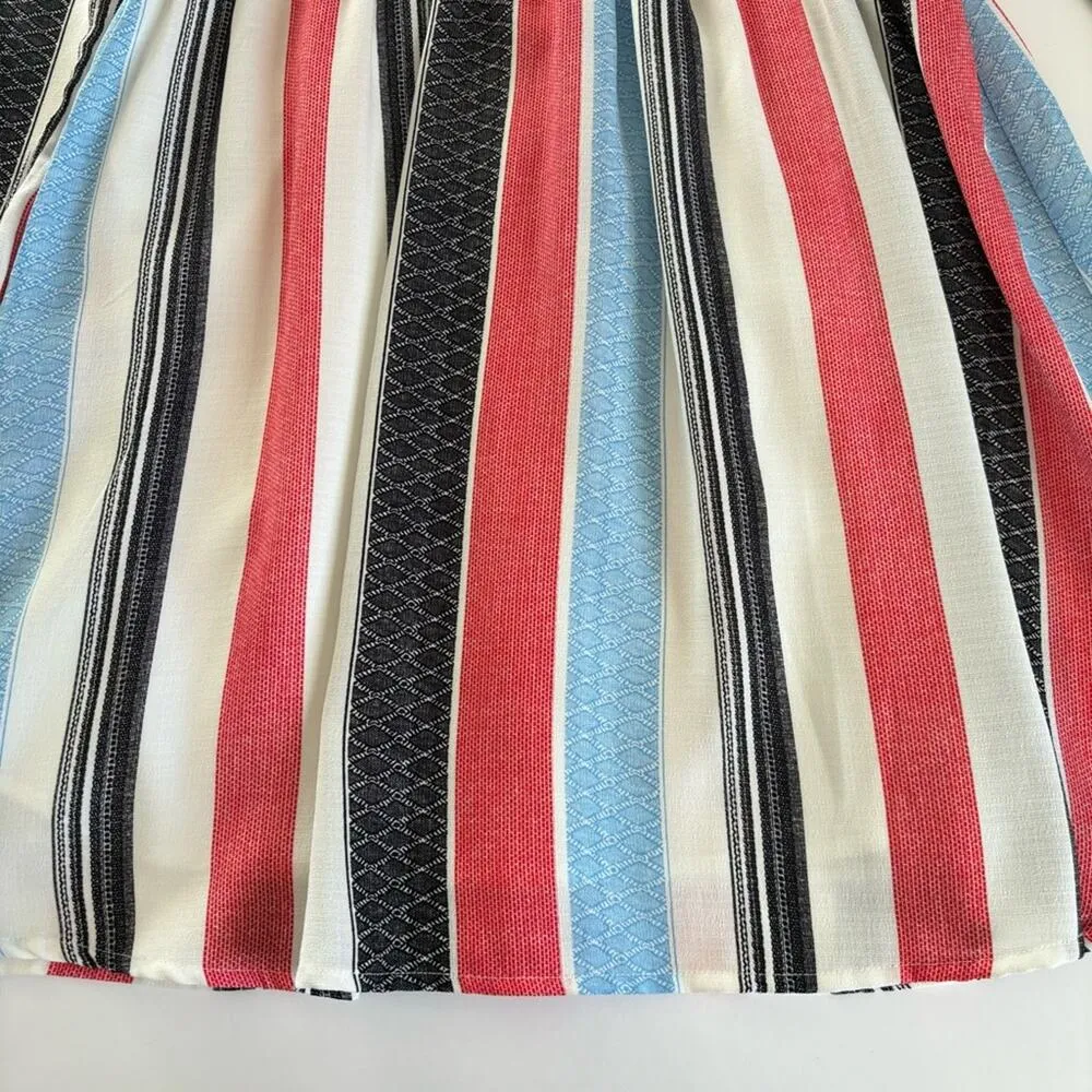 AMT Gypsy Gal Striped Long Sleeve V - Image 13